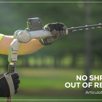 Optimus 82V Articulating Mid Pole Hedge Trimmer with (1) Core300 and Dual Port Charger | PH482A-C3DP
