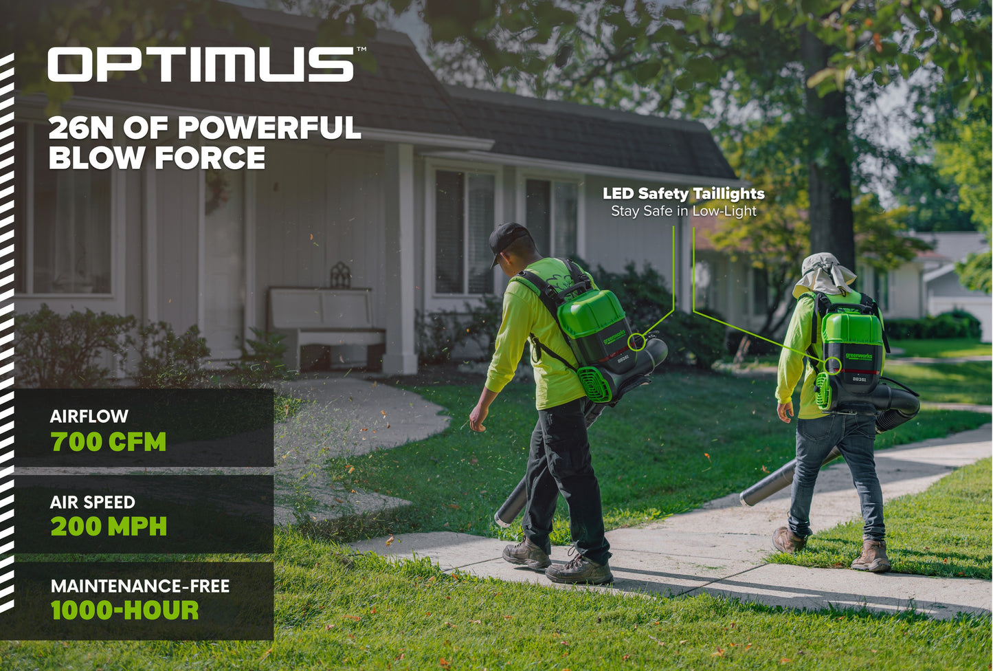 82V OPTIMUS 26N Backpack Blower | BB261