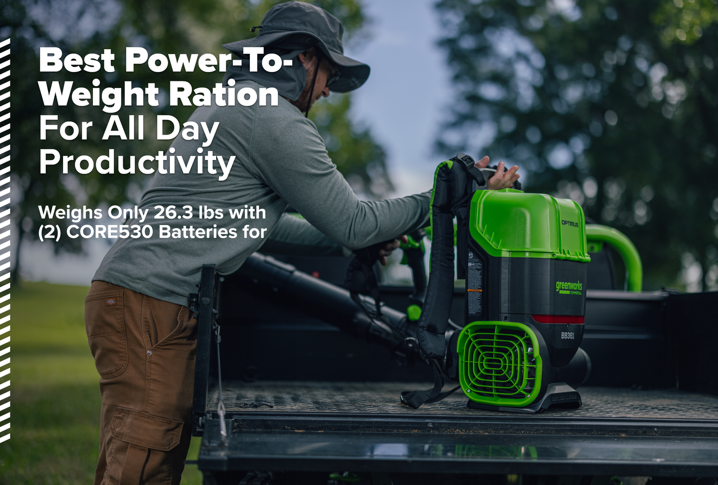 OPTIMUS 82V 755 CFM Dual-Port Backpack Blower  | BB361