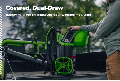 OPTIMUS 82V 755 CFM Dual-Port Backpack Blower  | BB361