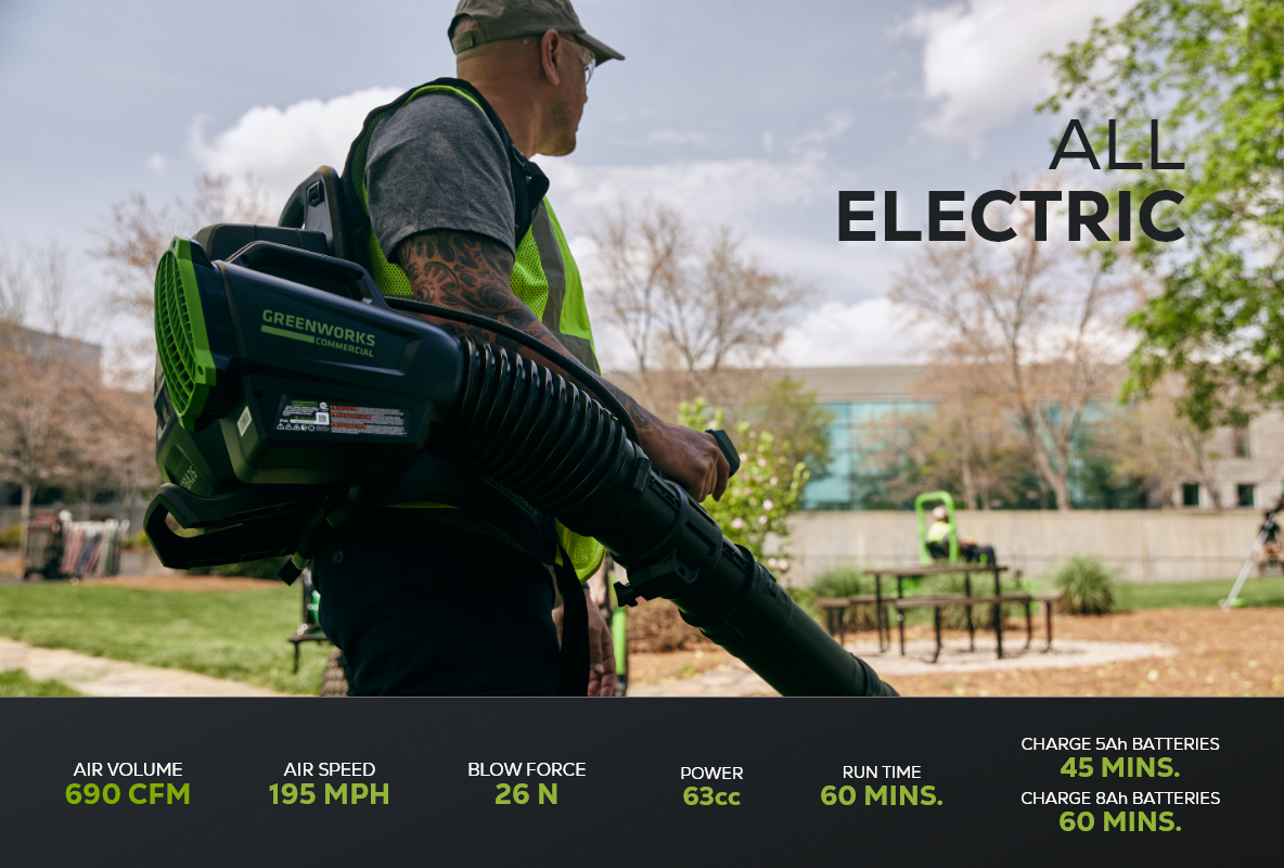 Commercial battery on sale leaf blower