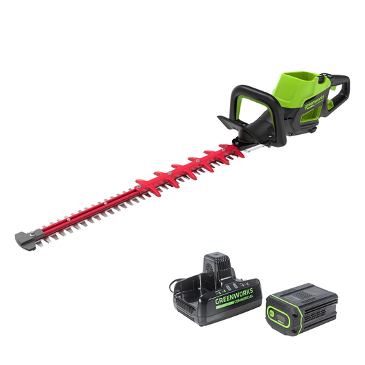 82V 24" Hedge Trimmer with (1) 2.5Ah Battery and Dual-Port Charger (HT241-25DP)