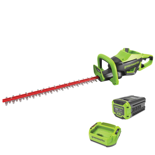 82V 24" Hedge Trimmer with 2Ah Battery and Single Port Charger (HT82210)