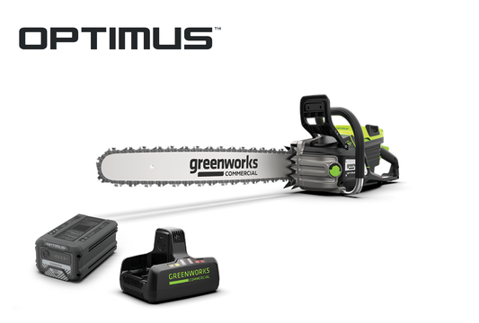 OPTIMUS 82V 3.6kw  Chainsaw Kit with CORE400 Battery & DP Charger | OCS600-C4DP
