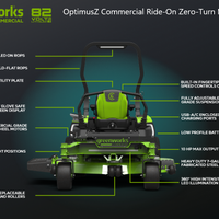 OptimusZ 48" 18kWh Ride-On Zero Turn Mower | CZ48R18X