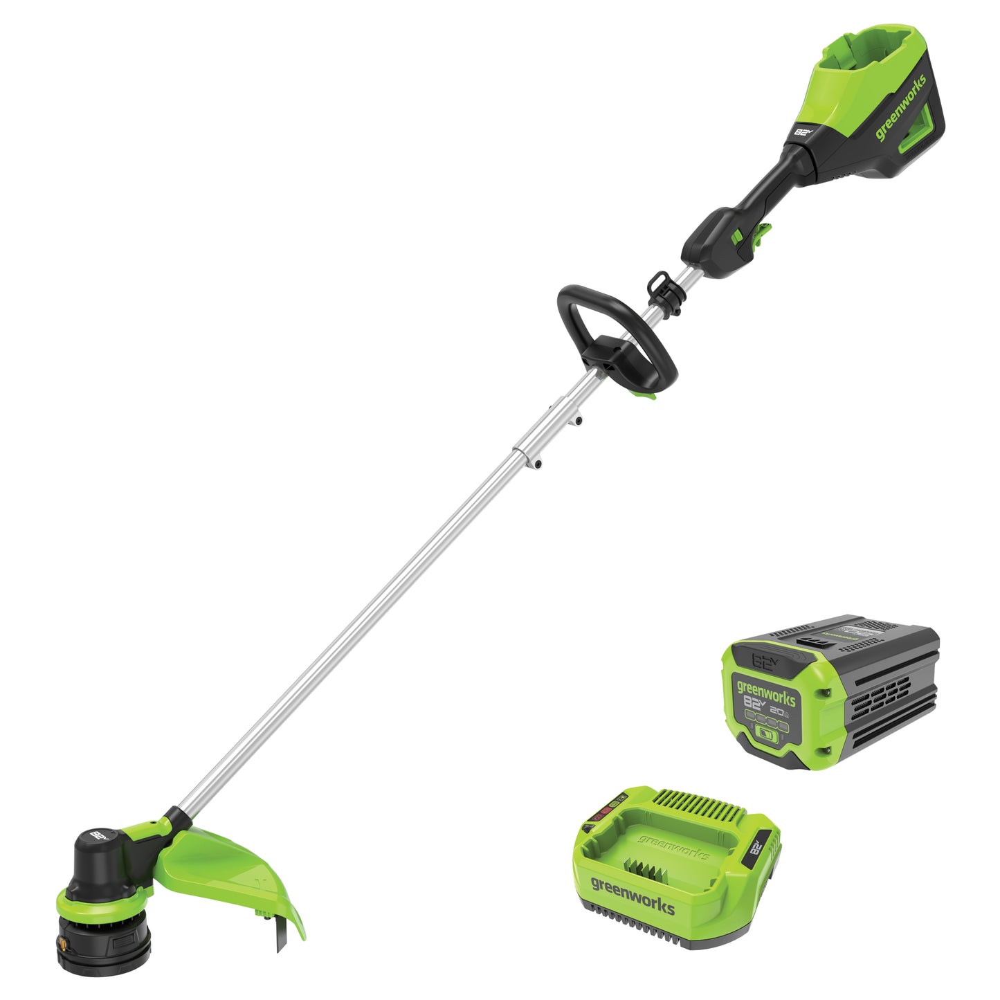 82V 16" String Trimmer with 2Ah Battery and Single Port Charger (ST82210)