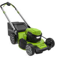 48V/24V 21" Dual-Volt Self Propelled Lawn Mower with four batteries and charger | 48SPM2X24