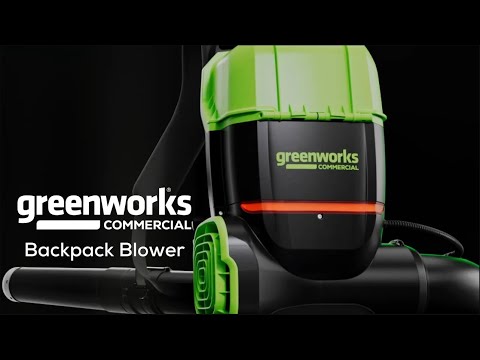 82V 755 CFM Dual-Port Backpack Blower | Greenworks Commercial