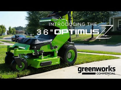 OptimusZ 36" 8kWh Stand-On Zero Turn Mower | CZ36S8X