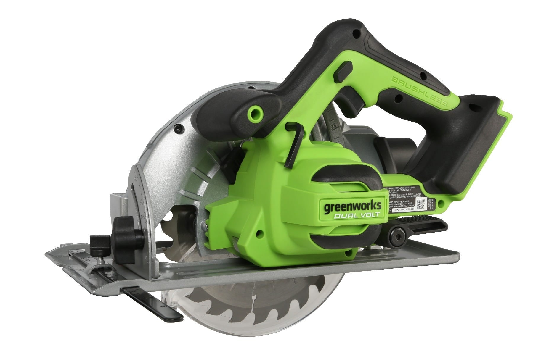 48V 24V Dual Volt 7 1 4 Circular Saw Greenworks Commercial