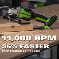 48V/24V Dual-Volt 4-1/2" Angle Grinder Tool Only | 24AG22