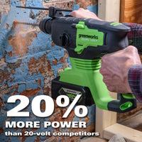 48V/24V Dual-Volt SDS-Plus 2J Rotary Hammer Tool Only | 24BRH1