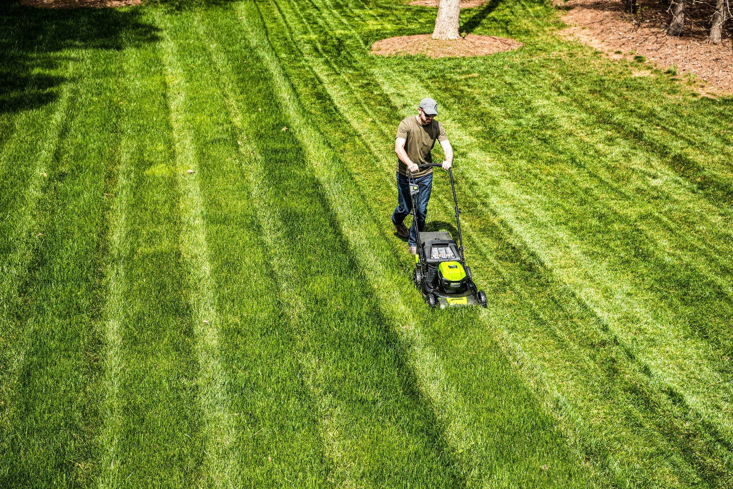 48V/24V 21" Dual-Volt Lawn Mower with Battery and Charger | 48PM21