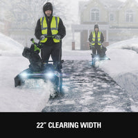82V Brushless 22" Dual Port Snow Thrower Tool-Only | 82SN22