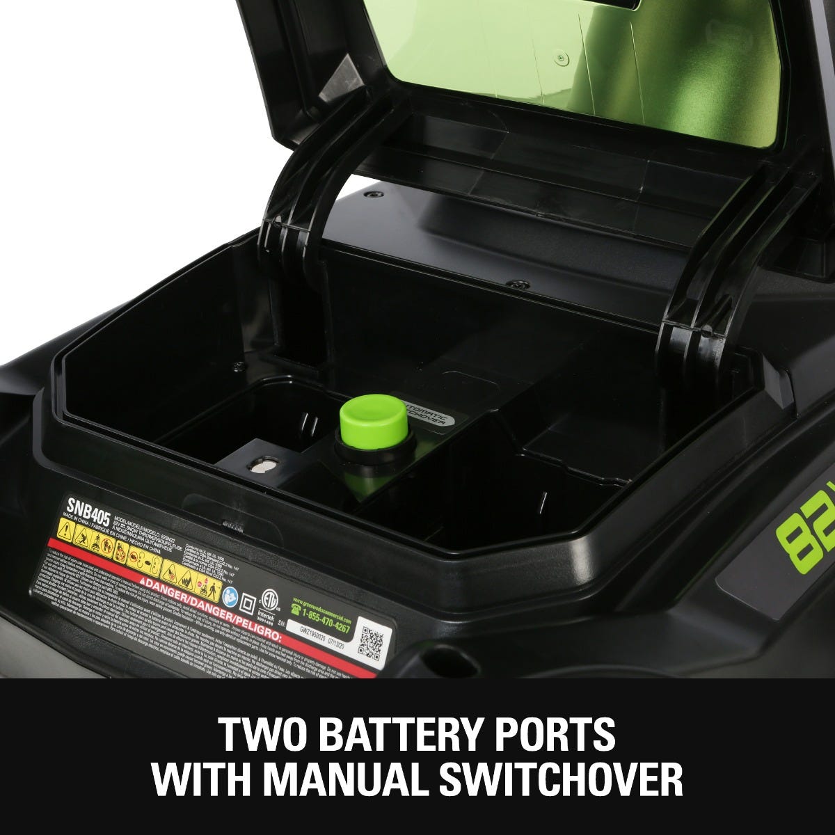 82V Brushless 22" Dual Port Snow Thrower Tool-Only | 82SN22