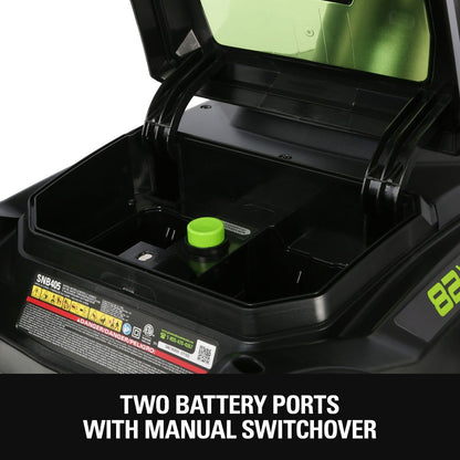 82V Brushless 22" Dual Port Snow Thrower Tool-Only | 82SN22