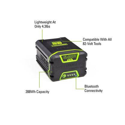 82V 4Ah Bluetooth-Capable Battery (GL400BT)