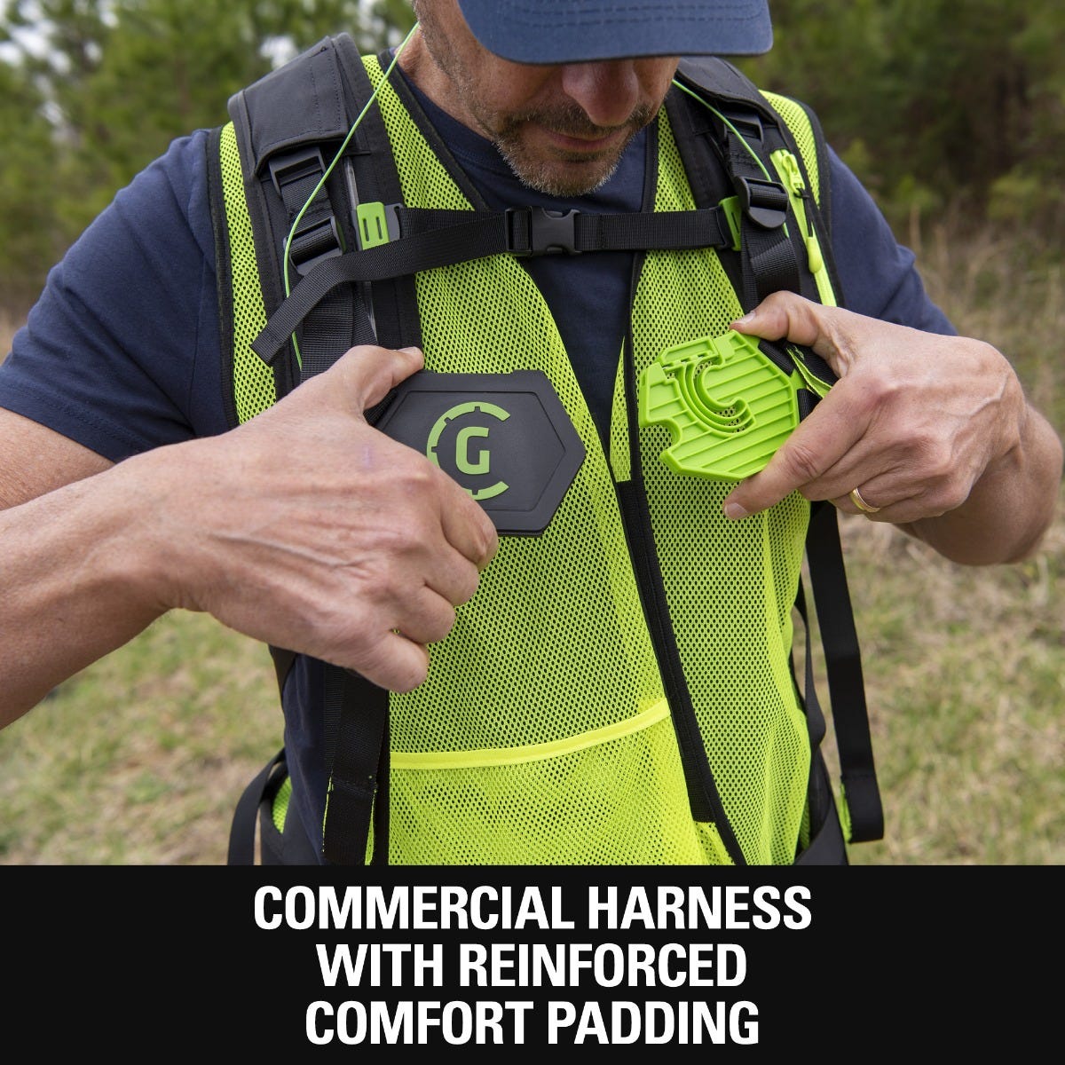 82BHX 82V Backpack Battery Harness | 2946802 | Greenworks Commercial