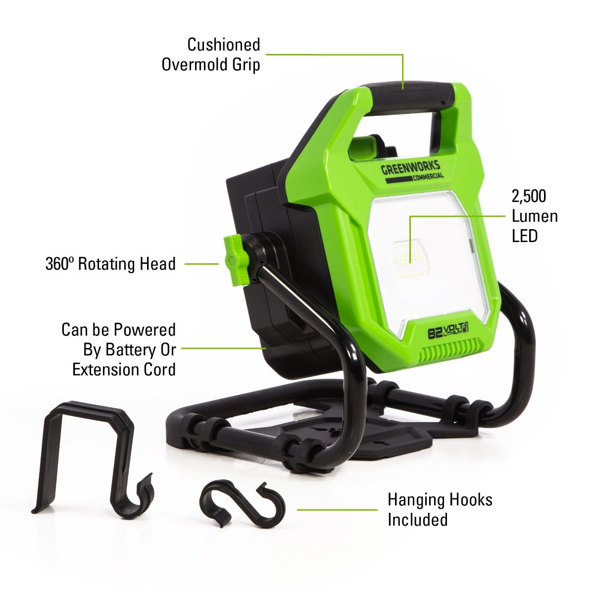 82WL1 82V Commercial Work Light (Tool Only) | 3502102 | Greenworks