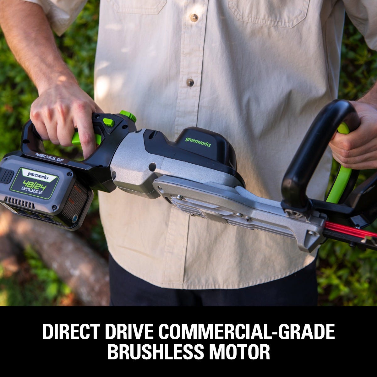 Greenworks 48-Volt 26" Taille-haie avec batterie et chargeur