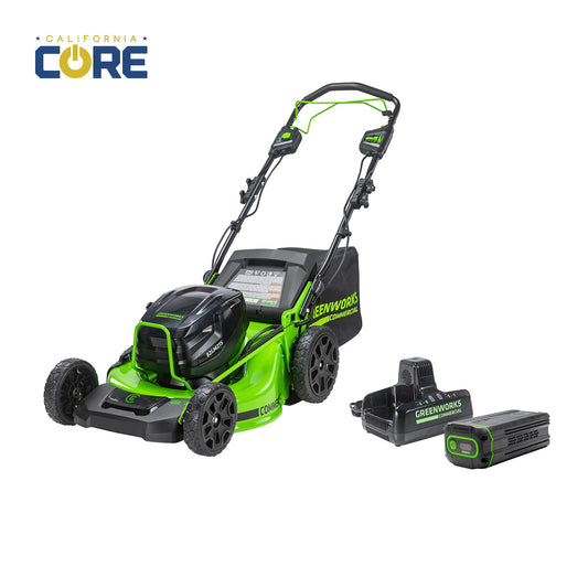 82LM21S-8DP 82 Volt 21" Self-Propelled Mower with 8Ah Battery and 8A Dual Port Charger