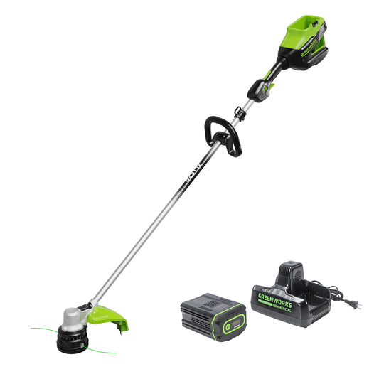82V 1.2kW String Trimmer with 4Ah Battery and Dual Port Charger (82ST12-4DP)