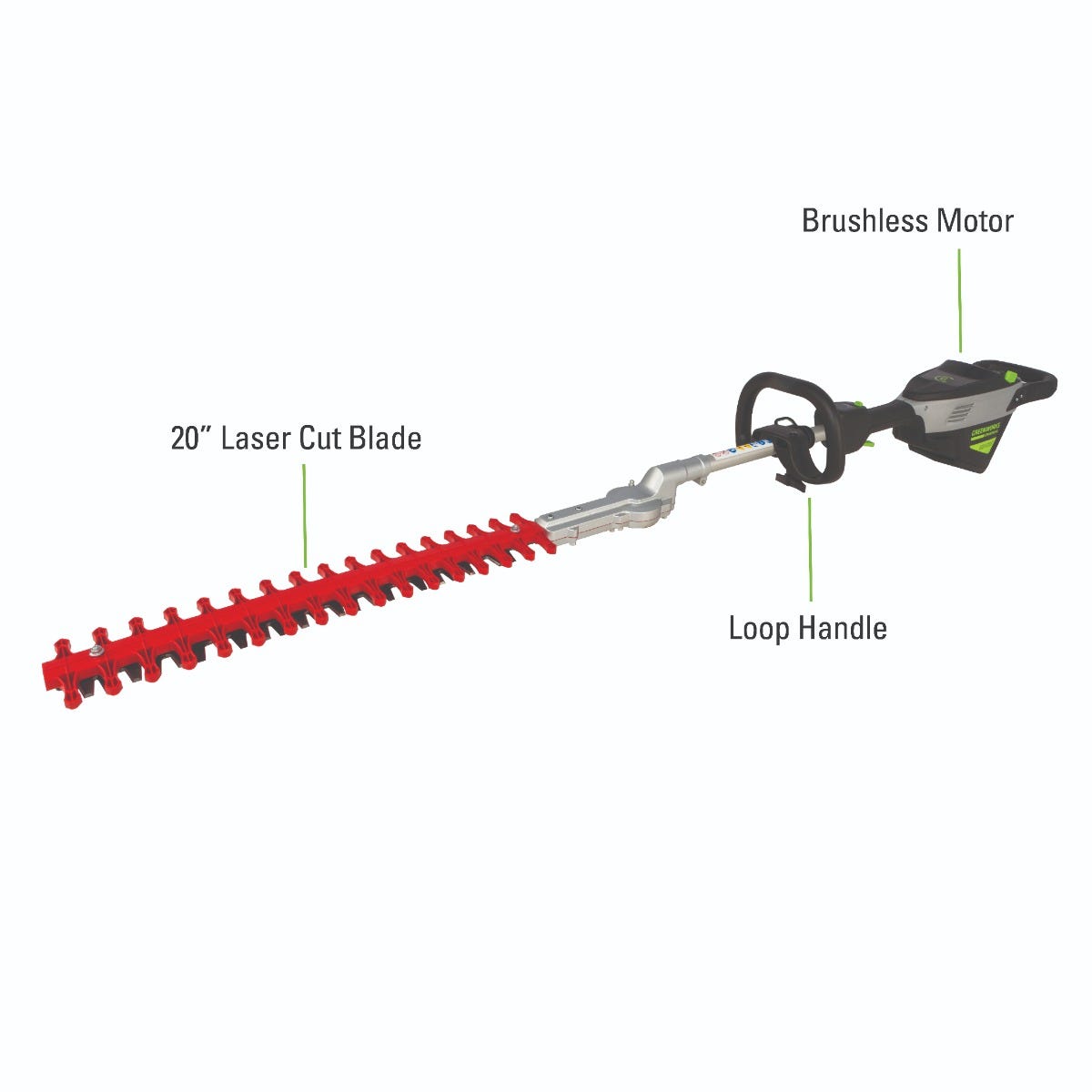 82V Pole Hedge Trimmer Kit