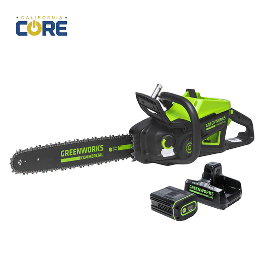 82CS27-4DP 82V 18" 2.7kW Chainsaw with 4Ah Battery and Dual Port Charger