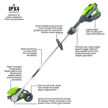 82V Edger Tool-Only | 82ES15