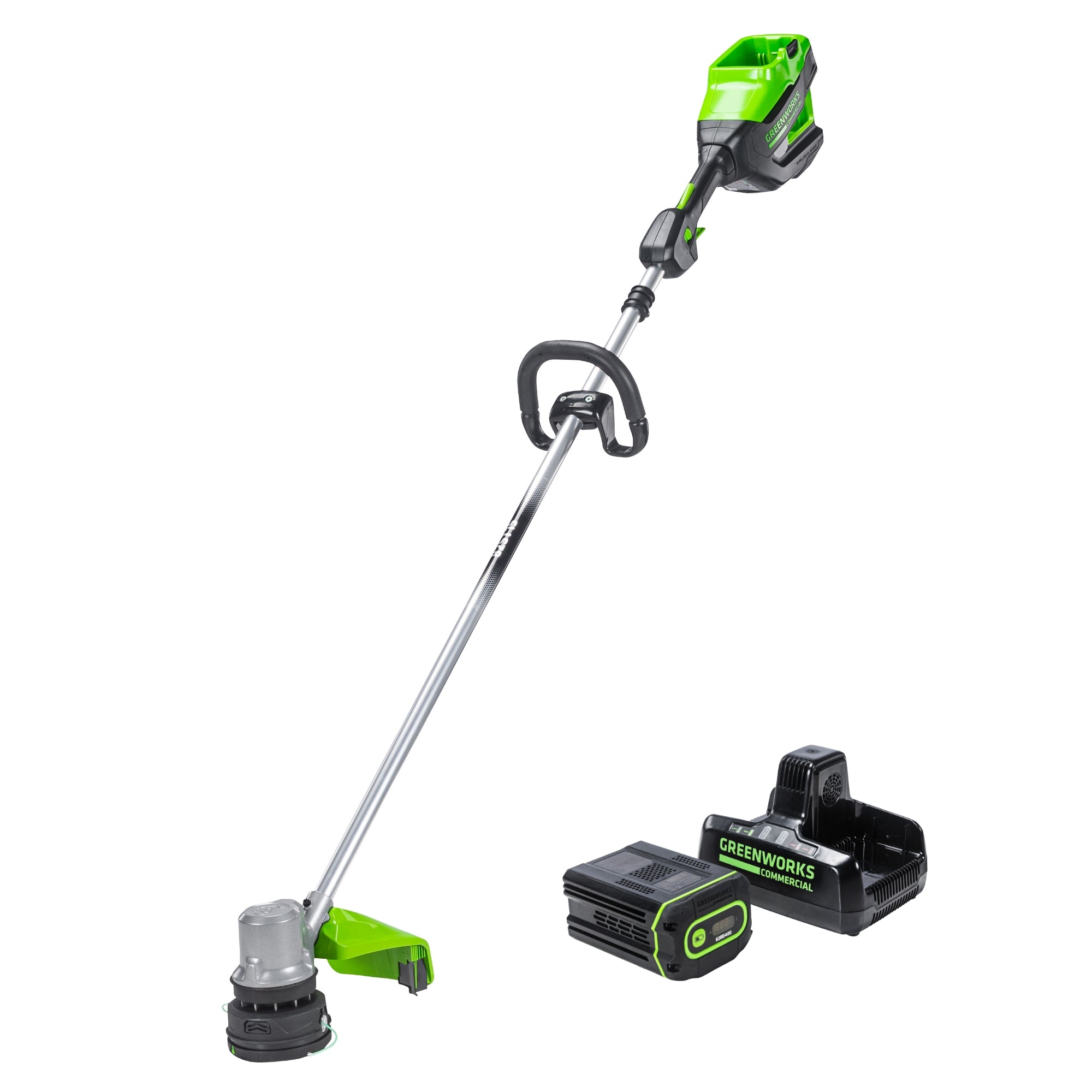 Greenworks 82V 1.5kW Débroussailleuse avec 4 Ah et chargeur double (82ST15-4DP)