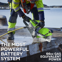 82V 12" Power Cutter Kit with 4Ah Battery and Dual Port Charger | 82PC12-4DP