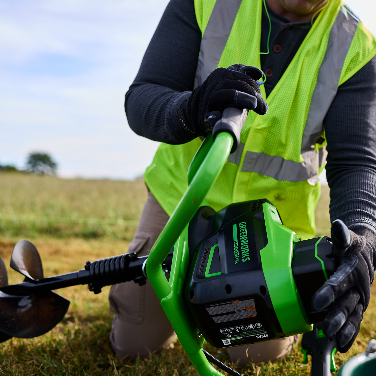 82V Earth Auger Tool-Only | 82EA8