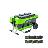 82V Six Port Charger with Six 4Ah Batteries Included | 82CH62K-64
